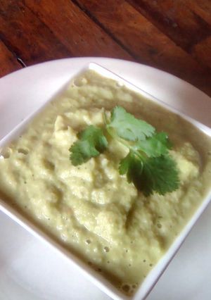 Una foto de Guasacaca de mango verde