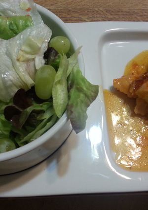 A picture of Russian Apricot Chicken.