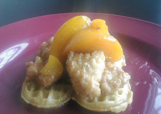 Recipe of Super Quick Homemade Chicken and waffles with love