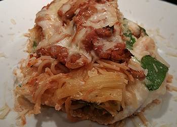 Easy Fast Cooking Baked spaghetti lasagna Yummy Easy Fast Cooking Baked spaghetti lasagna Yummy