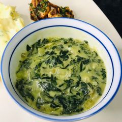 A picture of Creamy Spinach [no cream].