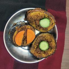A picture of Fried brinjals.