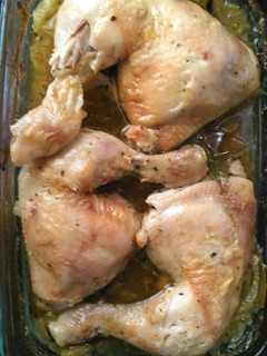Una foto de Pollo al horno