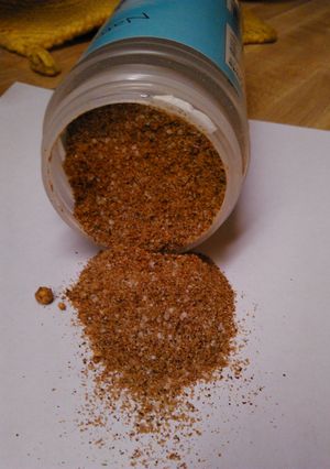 A picture of Type A dry rub. By Weber BBQ.