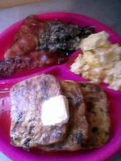 A picture of Quick Breakfast -- Perfect Easy Raisin French Toast.
