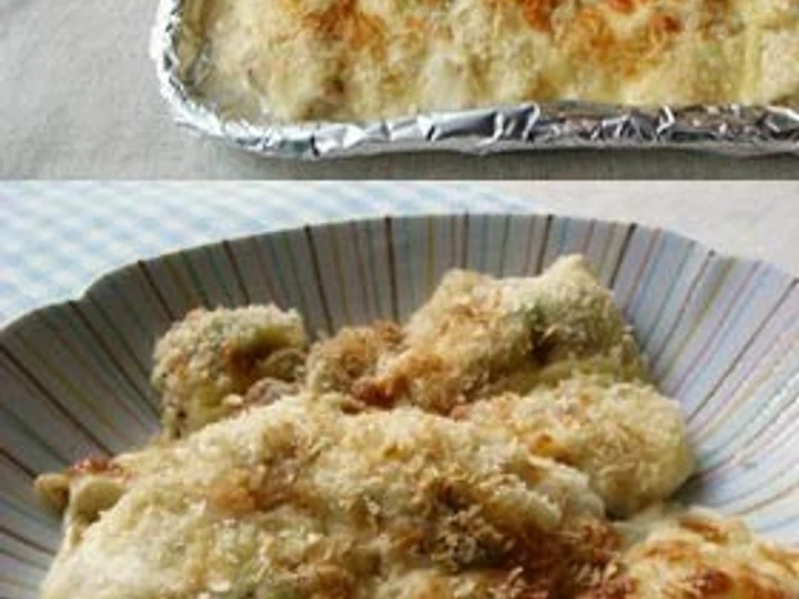 Simple Way Make Recipe Crisp Chicken Tenderloin & Cheese Bake that is So Delicious, Really Delicious}