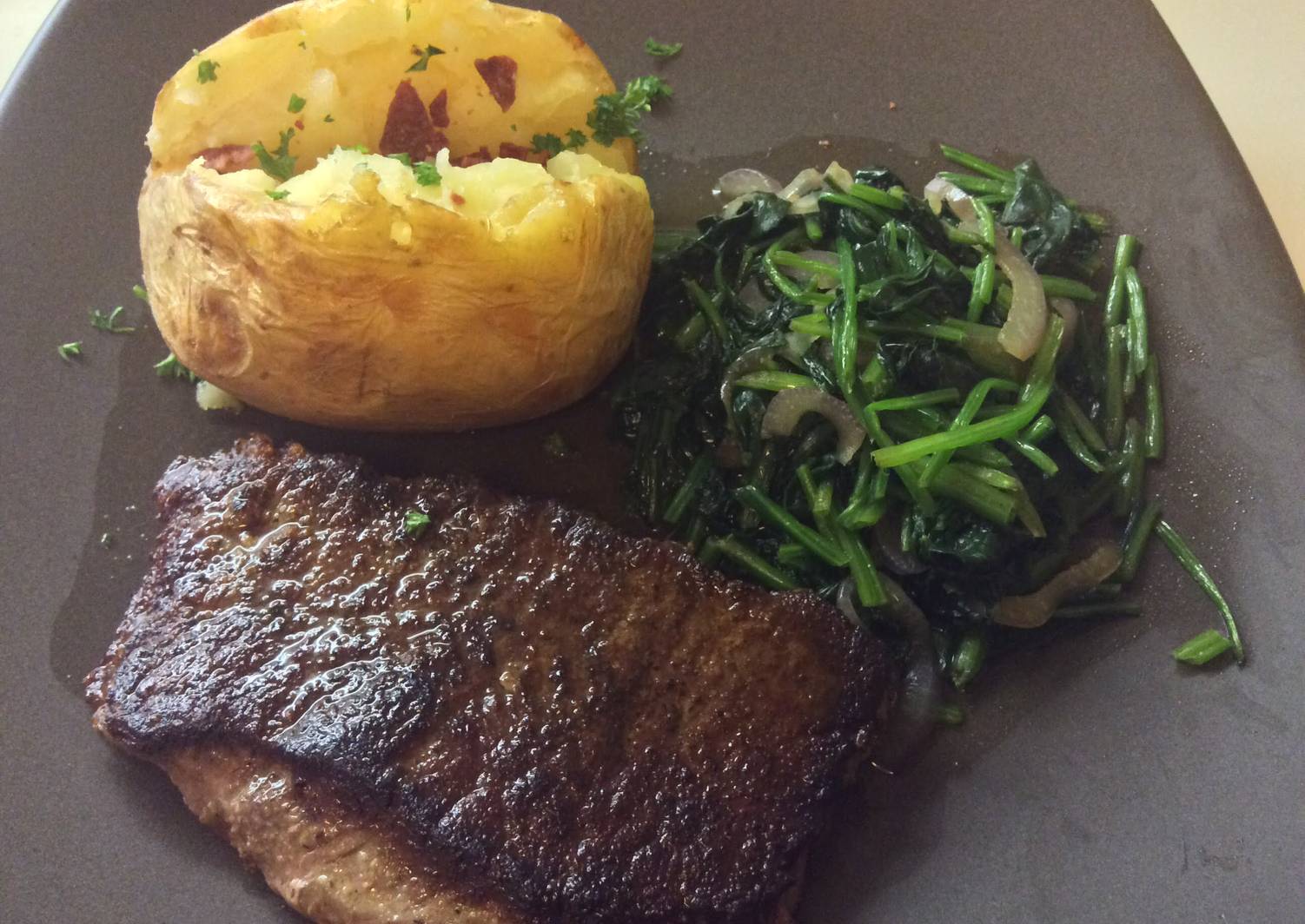 Steak Pan Seared Medium Well You Will Love This Taste And Perfect Crust Recipe by K..Ree Cookpad