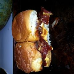 A picture of Smokey Mesquite BBQ Cheddar & Grilled Onion Sliders.