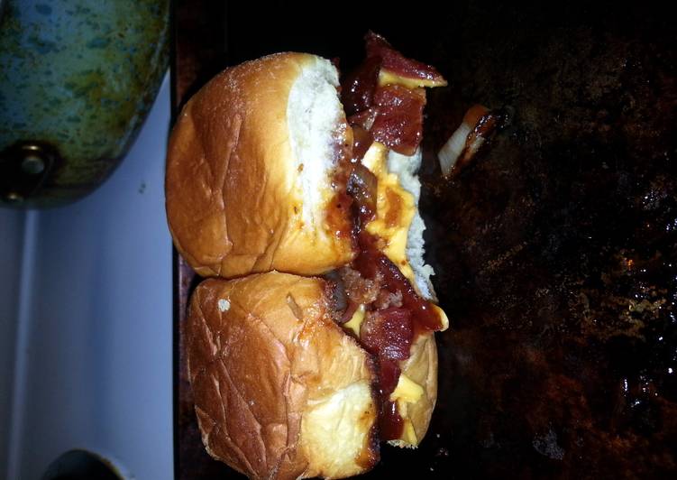 Step-by-Step Guide to Make Favorite Smokey Mesquite BBQ Cheddar & Grilled Onion Sliders