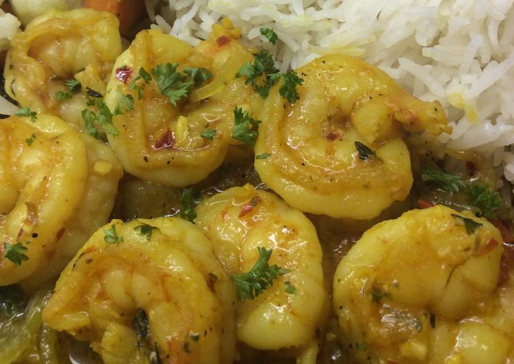 Healthy Recipe of Curry Shrimp