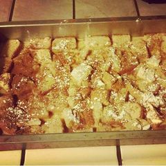 Frechtoast casserole A picture of Frechtoast casserole.