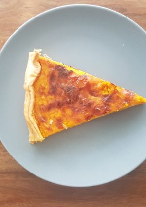 Une photo de Tarte courge, cumin et brie
