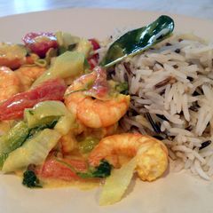 A picture of King Prawns With Fenugreek (jheenga Methi).