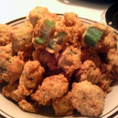 A picture of Sunshines fried okra.