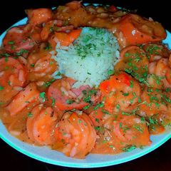 A picture of Mike's Beginners Shrimp & Andulie Sausage Étouffée.