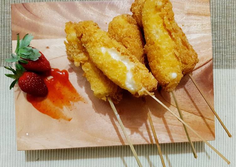 TERUNGKAP! Ternyata Ini Resep Corn Dog (Mozarella Cheese) Gampang Banget