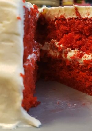 A picture of Red velvet cake.
