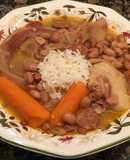Judías con rabo de cerdo y codillo