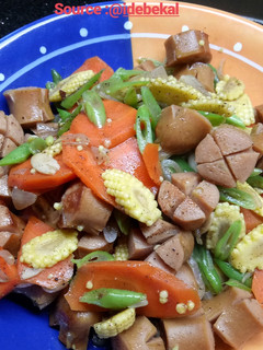 Foto resep Tumis sosis sayur lada hitam