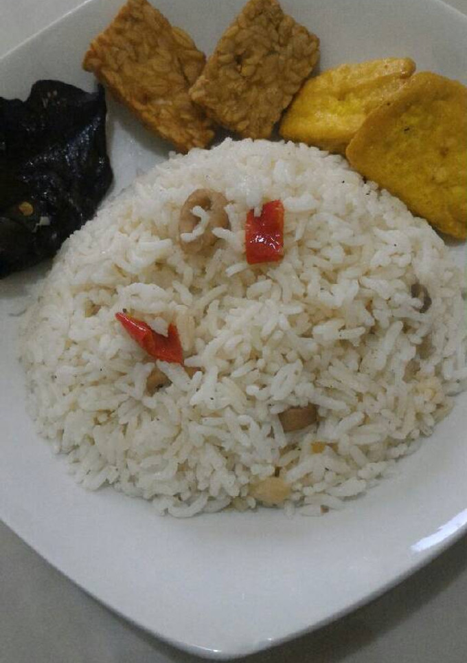 Foto resep Nasi Liwet asin cumi