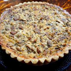 A picture of Quiche Beef and Mushroom.