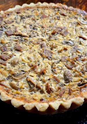 Foto resep Quiche Beef and Mushroom