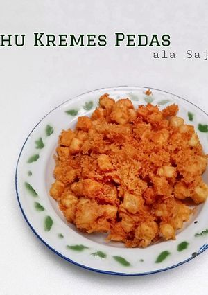 Foto resep Tahu Kremes Pedas ala Sajiku