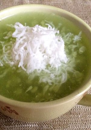 Hình của món CHÈ CỐM mang hương sắc mùa thu.