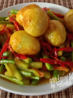 Foto resep Acar Kuning Telur Sayuran