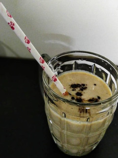 A picture of Chicoo Date smoothie.