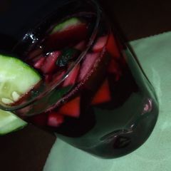 Zobo drink A picture of Zobo drink.