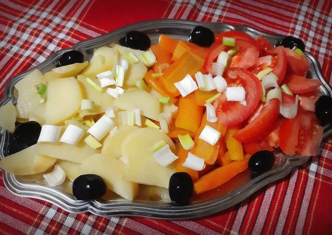 Méthode simple pour Préparer  Parfait Salade composée 🍴