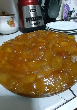 Una foto de Tarta de manzana 🍎😊💕