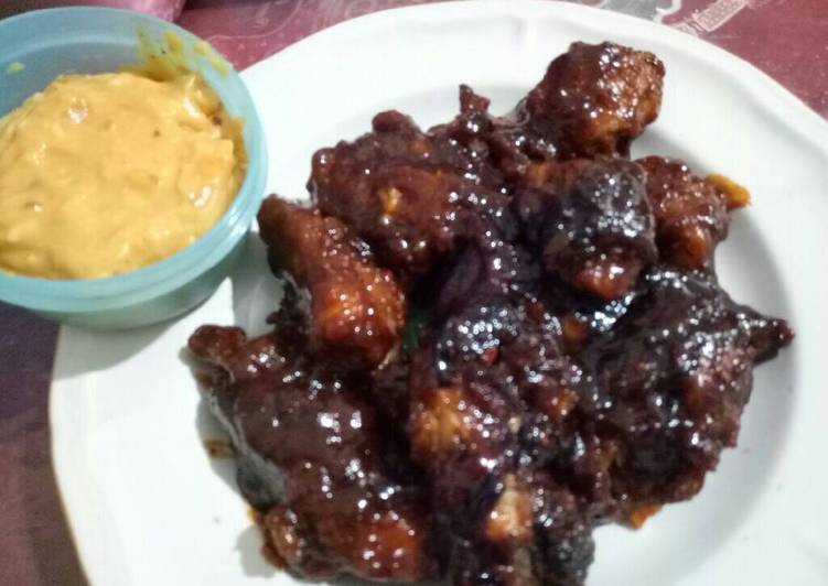 Ayam goreng ala richeese saos keju