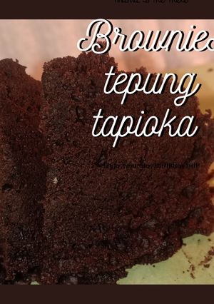 Foto resep Brownies tepung tapioka (1 telur)