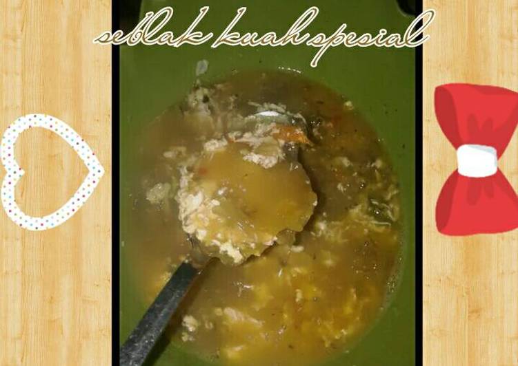 Resep Seblak kuah🌊 spesial👍🍜, Lezat