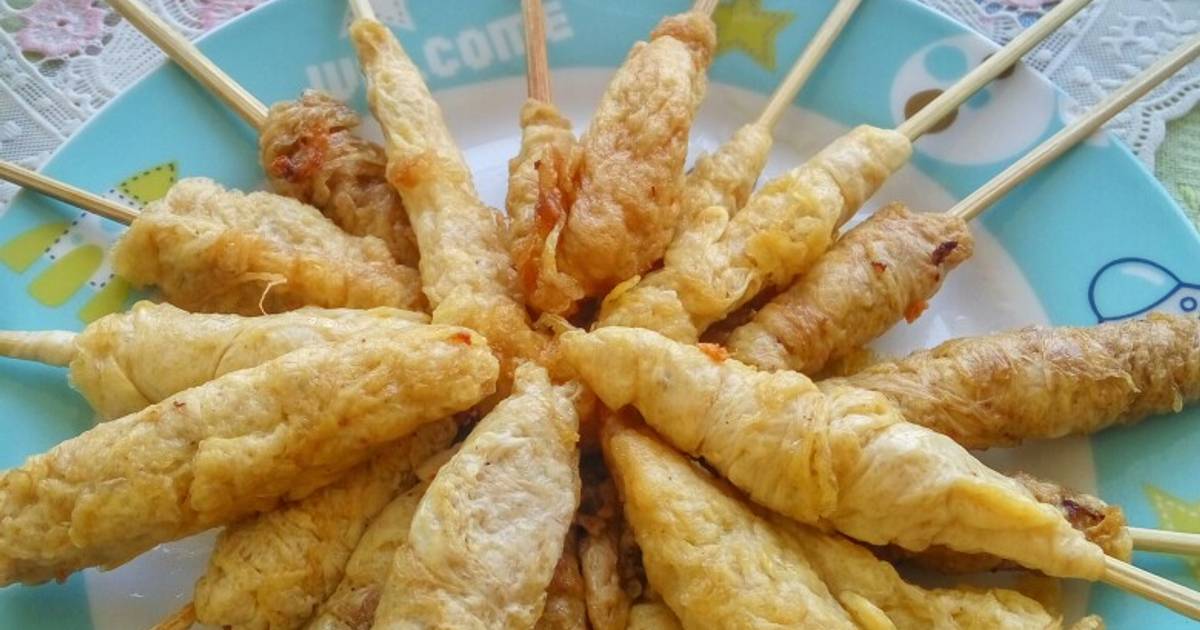 Resep Sate Telur Gulung Bumbu Tabur Jajanan Sd Keto Friendly Oleh