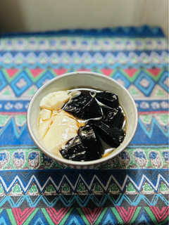 Hình của món Tào phớ (bằng gelatin).