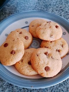 Una foto de Galletas chips de chocolate