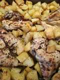 Lemon Chicken with Roasted Potatoes