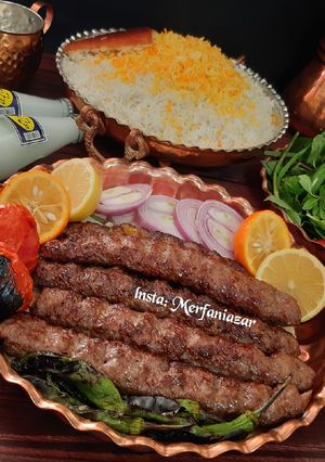 عکسی از دستور کباب کوبیده