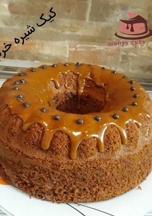عکسی از دستور کیک شیره خرما☕