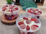 Gambar salad buah kiwi