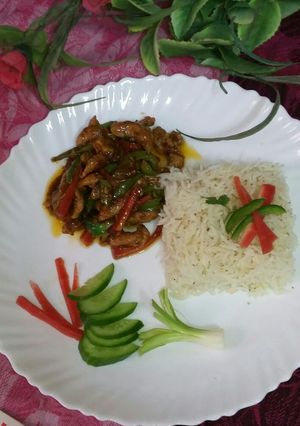 A picture of Chicken chilli.