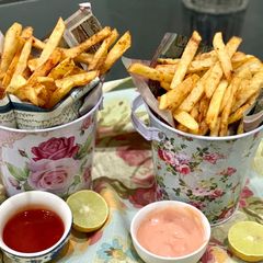 A picture of Masala fries 🍟.