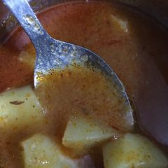 A picture of Aloo ki sabji.
