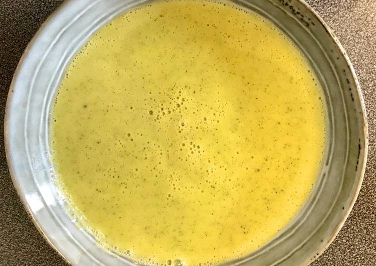Crema de calabacín sin lactosa
