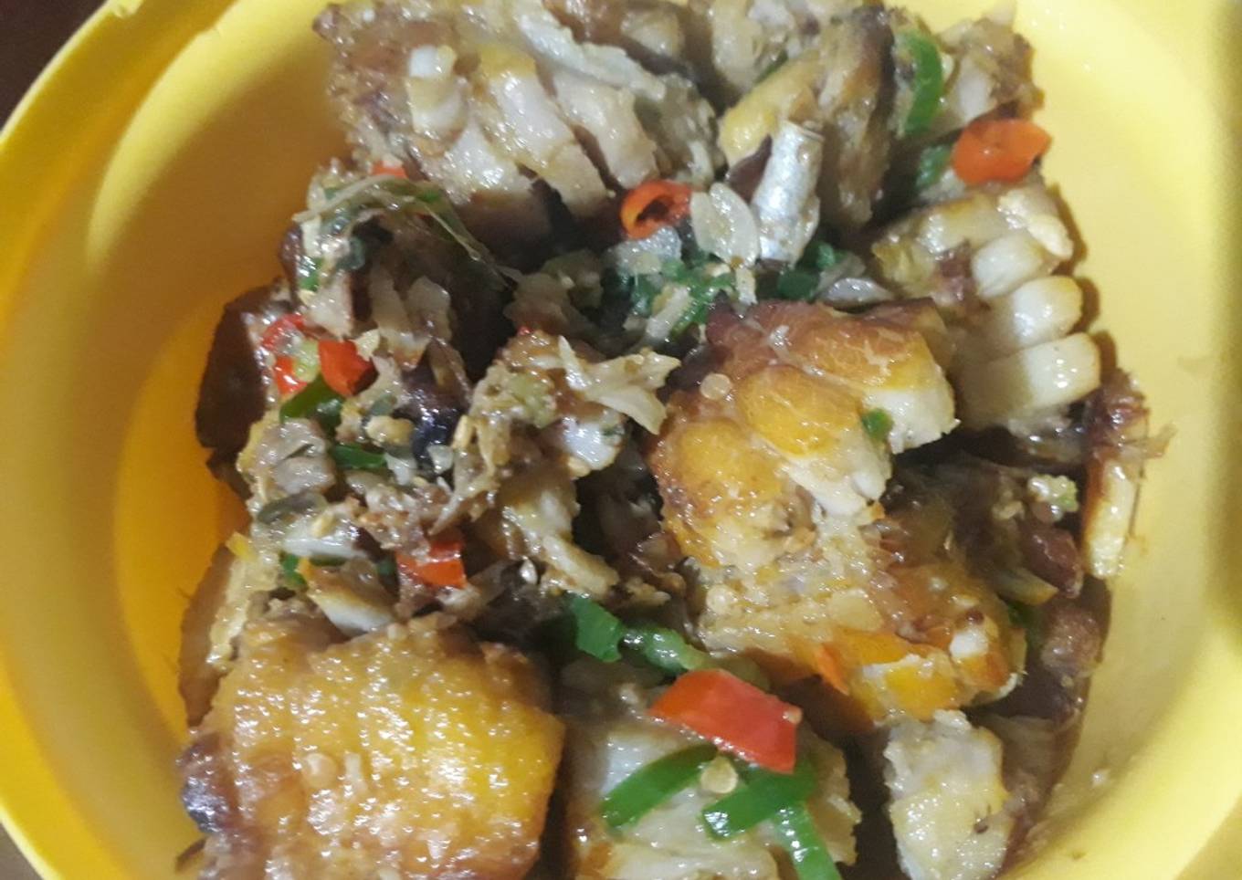 Tumis Ikan Panggang