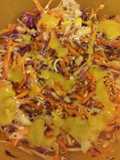 Ensalada vegetariana con un aderzo especial