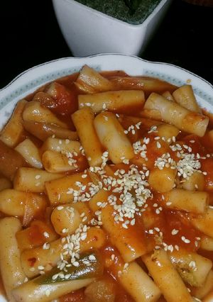 Foto resep Kue beras sederhana (Tteokbokki)
